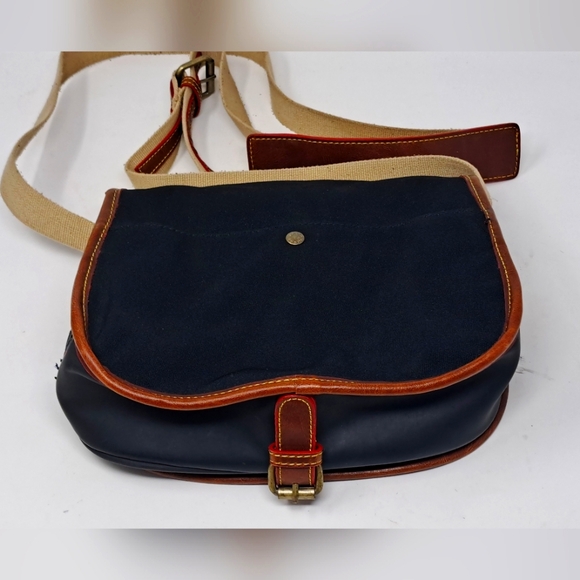 Vintage Tommy Hilfiger Crossbody Black Canvas Purse - Picture 3 of 9